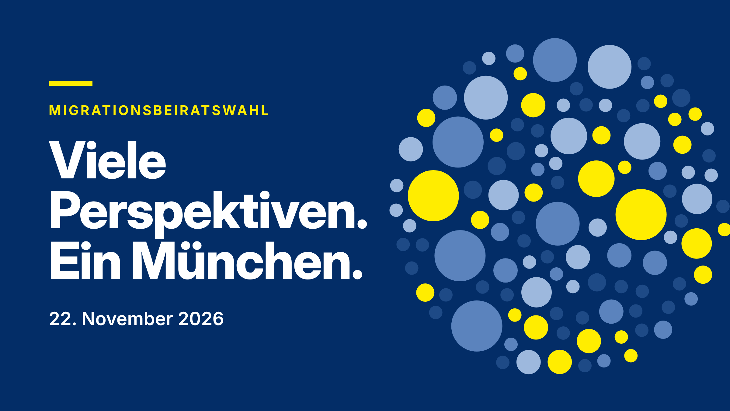 Migrationsbeiratswahl am 22. November